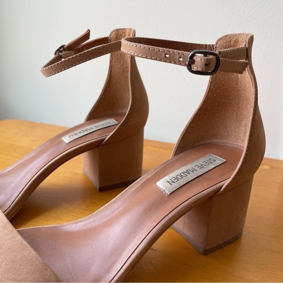 Steve Madden Leather Sandals - Block Heel - Picture 6 of 11